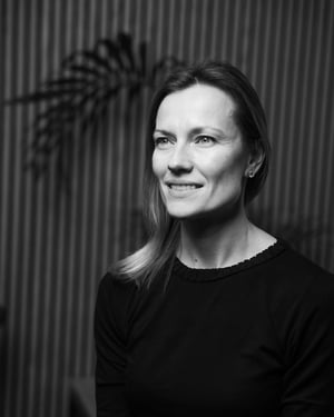 Portrait of Charlotte Roche, Finance Director