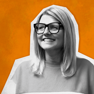 Emma Ames, MD of People & Talent at Map Room, featured in a promotional image introducing Map Room’s Recruitment & Resourcing practice.