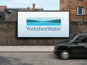 Yorkshire Water Logo Billboard